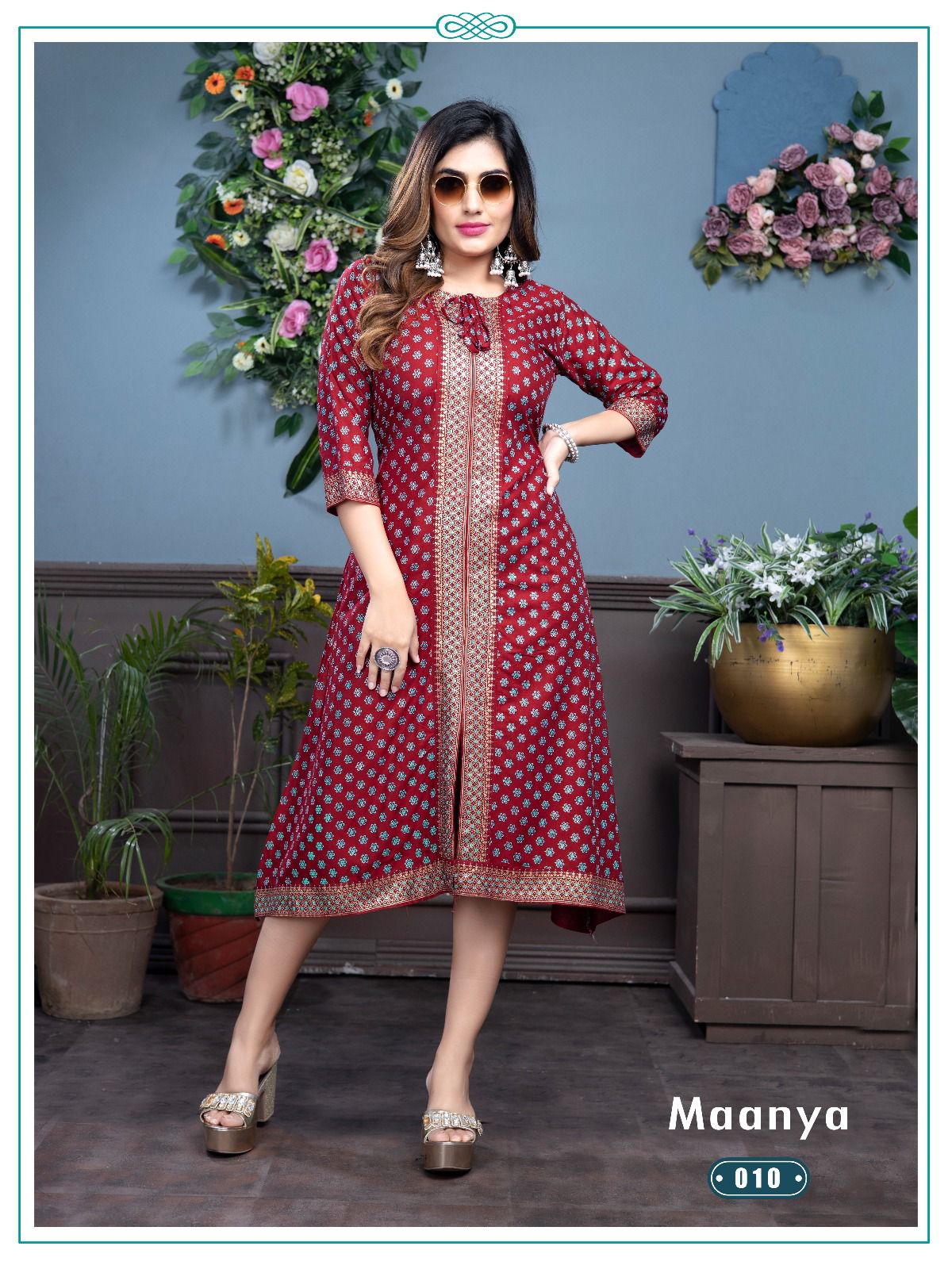 Maanya By Golden Printed Designer Kurtis Catalog
